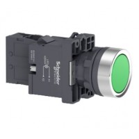 XA2EW33Q1 Кнопка з підсвічуванням, LED, 380В, зелена, 1НВ XA2EW33Q1 Кнопка з підсвічуванням, LED, 380В, зелена, 1НВ