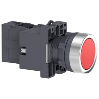 XA2EW34M2 Кнопка с подсветкой, LED, 220В, красная, 1НЗ XA2EW34M2 Кнопка с подсветкой, LED, 220В, красная, 1НЗ