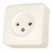 Розетка без заземляющего контакта и защитных шторок Prima кремовая WDE001100