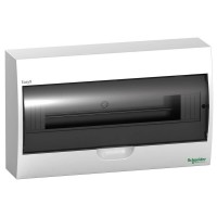 Щиток розподільчий навісний Schneider Electric Easy9 на 18 модулів, димчаті дверцята
