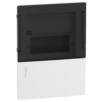 ⚡Щит вбудований Mini Pragma димчасті двері, 1 ряд, 6 модулів, Schneider Electric, Італія (MIP22106S)