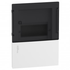 ⚡Щит встраиваемый Mini Pragma дымчатые двери, 1 ряд, 6 модулей, Schneider Electric, Италия (MIP22106S)