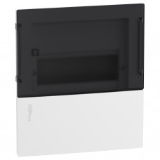 ⚡Щит встраиваемый Mini Pragma дымчатые двери, 1 ряд, 8 модулей, Schneider Electric, Италия (MIP22108S)