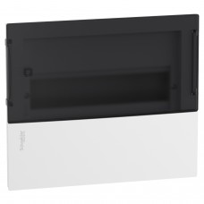 ⚡Щит встраиваемый Mini Pragma дымчатые двери, 1 ряд, 12 модулей, Schneider Electric, Италия (MIP22112S)