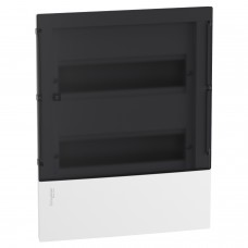⚡Щит встраиваемый Mini Pragma дымчатые двери, 2 ряда, 24 модуля, Schneider Electric, Италия (MIP22212S)