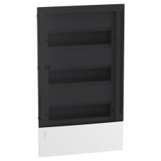 ⚡Щит встраиваемый Mini Pragma дымчатые двери, 3 ряда, 36 модулей, Schneider Electric, Италия (MIP22312S)