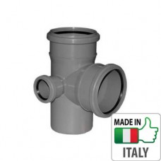 Хрестовина 2-площинна каналізаційна Valsir HTED O110/50/110x87°, 512033