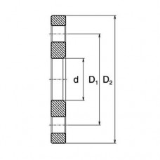 Вільний фланець 40/Dn32, Wavin Ekoplastik, PRI040NXXX
