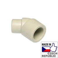 PP-R коліно (кут) 45° ВН, d=20мм, Wavin Ekoplastik, SKO12045XX