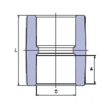 PP-R Муфта 110мм, Wavin Ekoplastik, SNA110XXXX