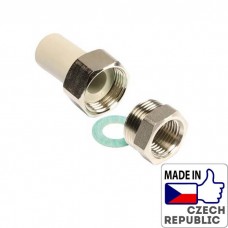 Резьбовое соединение внутреннее под PP трубу 1/2”x20мм, Wavin Ekoplastik, SSI02020XX