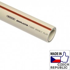 PP-RCT Труба Fiber Basalt Plus S3,2/PN28/SDR7,4 диаметром 20х2,8мм, L=4м, Wavin Ekoplastik, STRFB020TRCT