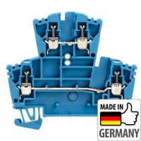 1022380000 Клемма двухуровневая WDK 2.5V BL, 2,5 мм.кв 1022380000 Клемма двухуровневая WDK 2.5V BL, 2,5 мм.кв