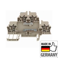 1689960000 Клемма двухуровневая ZDK 2.5N-DU, 2,5 мм.кв 1689960000 Клемма двухуровневая ZDK 2.5N-DU, 2,5 мм.кв