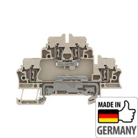 1689970000 Клемма двухуровневая ZDK 2.5DU-PE, 2,5 мм.кв 1689970000 Клемма двухуровневая ZDK 2.5DU-PE, 2,5 мм.кв