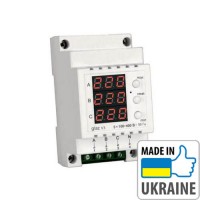 Трифазний цифровий індикатор напруги на DIN-рейку ZUBR V3, 100–420В Трифазний цифровий індикатор напруги на DIN-рейку ZUBR V3, 100–420В