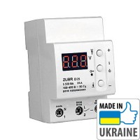 Однофазне реле контролю напруги ZUBR D25, 25А