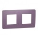 ⚡Рамка 2-х постовая Unica New лиловый/бежевый (NU280415)
