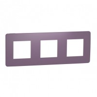 ⚡Рамка 3-х постова Unica New ліловий/бежевий (NU280615)