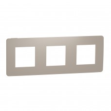 Рамка 3-х постовая Unica New песочный/бежевый (NU280627)