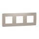 ⚡Рамка 3-х постовая Unica New песочный/бежевый (NU280627)