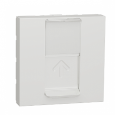 Центральная плата RJ45 Keystone/Systimax 2 модуля белая (NU946118)