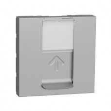 Центральна плата RJ45 Keystone/Systimax 2 модуля алюминий (NU946130)